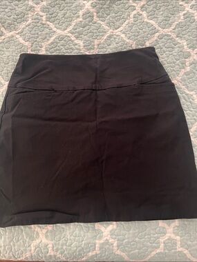 Black Women's Stretch Skort